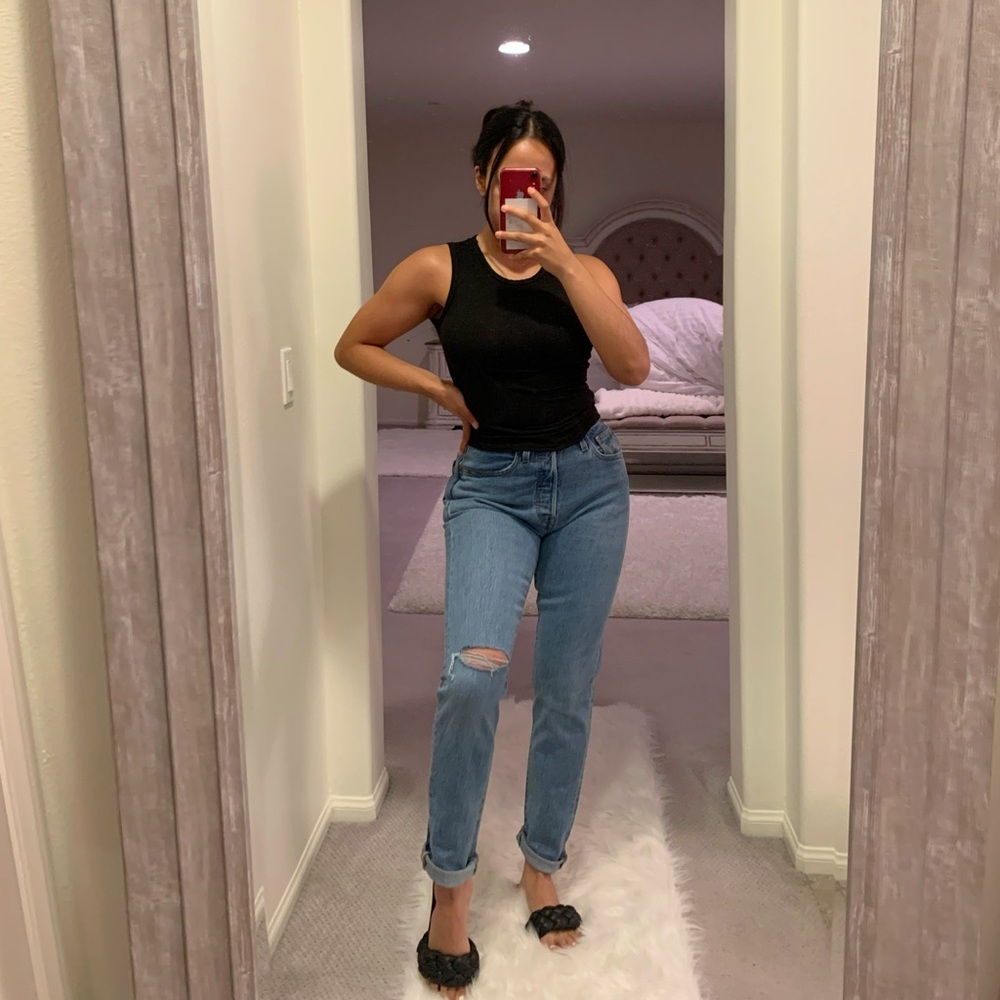 Black “Olivia Rae” tank top